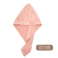 干发帽女吸水速干加厚包头巾头发速干洗头速干帽 三维工匠 豆沙色