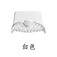 肥皂盒简约壁挂皂盒家用沥水香皂架卫生间吸盘式香皂架浴室肥皂架 三维工匠 粉红色
