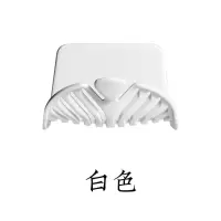 肥皂盒简约壁挂皂盒家用沥水香皂架卫生间吸盘式香皂架浴室肥皂架 三维工匠 黄色+深蓝色[2个装]