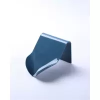 肥皂盒吸盘免打孔壁挂式肥皂架沥水卫生间家用多功能收纳盒香皂盒 三维工匠 砖红1个装