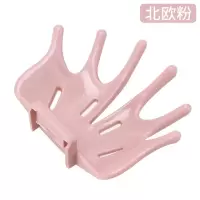 肥皂盒吸盘壁挂式肥皂架新款免打孔置物架创意沥水架卫生间香皂盒 三维工匠 北欧粉