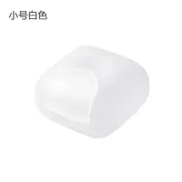 旅行带盖有卡扣防漏水装香皂便携旅行肥皂盒透明大号洗衣皂盒 三维工匠 大号