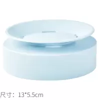肥皂盒架卫生间双层沥水北欧简约皂盒架个性创意家用香皂盒 三维工匠 皂盒双层[淡白]