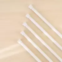伸缩杆 伸缩棒 窗帘挂杆 浴帘杆 可伸缩挂杆 毛巾帘横杆 三维工匠 70-120CM浴杆