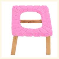 套垫家用蹲便器坐便椅椅套大便木头凳子坐便套套子儿童马桶垫 三维工匠