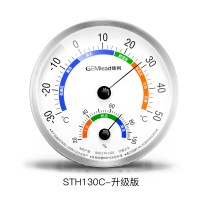 室内温度计家用高精度实验室仓库温湿度计工业药房精准温度表 三维工匠 简约版