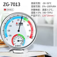 温湿度计室内高精度精准温度计湿度计家用干湿婴儿房温度表 三维工匠 [白色]五年质保-带底座