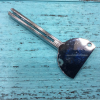 发廊挤染发膏器金属理发店挤压工具U型钥匙不锈钢挤牙膏器 三维工匠