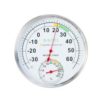 新款烘焙烤箱高温温湿度计工业实验室仓库大棚温度表湿度计高精度 三维工匠 银色601A(-30℃~60℃)