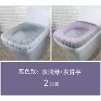 方型加大加厚大号坐便套通用马桶垫坐垫长方型欧式家用马桶圈南瓜 三维工匠