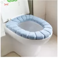 天天毛绒加厚方形O型U型通用马桶垫坐垫马桶圈坐便套马桶套 三维工匠