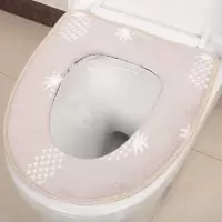 北欧风通用马桶坐垫冬季家用坐便器马桶套卫生间马桶圈坐便套 三维工匠马桶垫