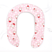 儿童毛绒马桶垫奶牛熊猫小孩坐便器软坐便垫宝宝加厚暖垫绒布 三维工匠