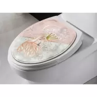 卡通马桶盖套厕所马桶圈套子欧式马桶垫坐便器罩加厚坐便套 三维工匠