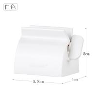 牙膏挤压器卫生间手动洗面奶护肤品专用挤牙膏器懒人创意牙膏夹 三维工匠 白色