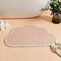 云朵 卡通趣味异形浴室防滑吸水脚垫家用进垫 三维工匠防滑垫