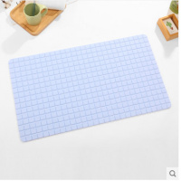 格子浴室防滑垫卫生间家用洗澡隔水脚垫厕所淋浴pvc塑料吸盘垫 三维工匠