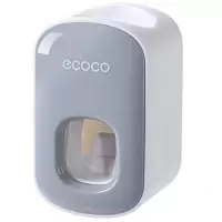 全自动挤牙膏器通用壁挂免打孔牙膏牙刷置物架牙膏架懒人挤压 三维工匠 灰色