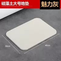 速干天然硅藻泥地垫家用浴室防滑吸水垫硅藻土卫生间口防水脚垫 三维工匠防滑垫