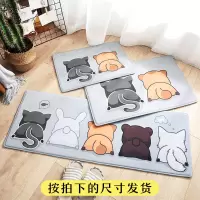 地垫垫进浴室防滑垫卫生间口脚垫家用卫浴吸水地毯厨房地垫 三维工匠