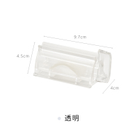 日本制懒人牙膏挤压器手动牙膏夹洗面奶护手霜挤牙膏器单个 三维工匠 丁香紫单个装(可宽8CM以内管状物品)