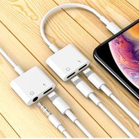 苹果耳机转接头iPhoneXS/MAX/XR/7/8/Plus/分线器3.5音频8P转接口