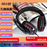 vbnm电竞游戏耳麦头戴式耳机有线手机电脑上网课耳机带麦吃鸡听声辩位