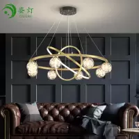 姿灯(ZIDENG) 餐吊灯现代简约满天星ins吊灯吧台灯北欧轻奢风2021新款吊灯装饰灯时尚创意网红餐吊