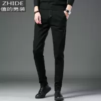 SUNTEK男士裤子2020年新款男休闲裤配西装风衣衬衫男装布裤裈子型男服饰西裤