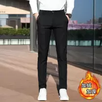 SUNTEK裤子男韩版潮流修身黑色男士休闲裤九分男裤春夏季长裤小脚西裤男西裤