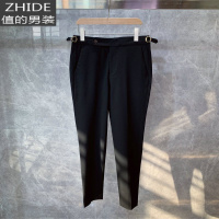 SUNTEK春夏季休闲九分裤子男士韩版潮流百搭修身小脚裤免烫9分休闲西裤西裤