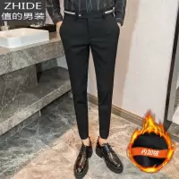 SUNTEK春秋新款西裤男修身小脚百搭休闲裤男士商务正装裤子韩版直筒长裤西裤