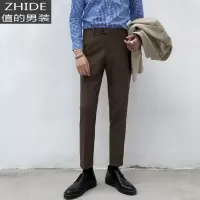 SUNTEK西裤男修身青年韩版潮流商务男士西装裤秋冬休闲裤男长裤直筒裤子西裤