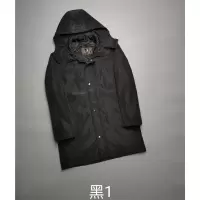 SUNTEK中老年宽松休闲中长款大衣男中年爸爸装连帽风衣外套男装风衣