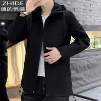 SUNTEK胖子风衣男加肥加大码中长款青少年潮胖人春秋夹克200斤外套男装5风衣