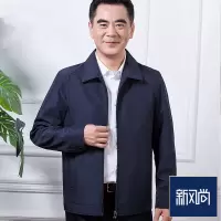 SUNTEK2021春季男士休闲外套男装爸爸装中年外套中老年人50岁60岁衣服夹克
