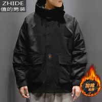 SUNTEK男士外套连帽春季薄款韩版潮宽松高街大码休闲褂子百搭工装夹克男夹克