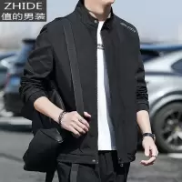 SUNTEK外套男2020秋季新款韩版潮流时尚休闲秋装上衣宽松百搭帅气夹克男夹克