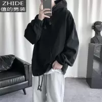 SUNTEK轻熟风男装休闲外套男气质成熟帅气潮流情侣装连帽设计感夹克夹克