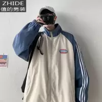 SUNTEK@ 原宿风潮牌男生棒球服春秋韩版嘻哈潮流宽松夹克外套夹克