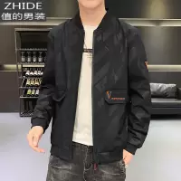 SUNTEK春季青少年春秋外套工装潮流夹克休闲棒球服男宽松痞帅学生上衣服夹克