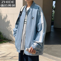 SUNTEK棒球服外套男春季韩版潮流宽松飞行员夹克潮牌学生原宿风运动上衣夹克