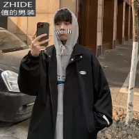SUNTEK春季男士港风夹克男韩版潮流百搭棒球服宽松休闲帅气上衣男装外套夹克