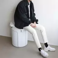 SUNTEK牛仔衣外套男秋季韩版潮流宽松学生春秋款百搭bf帅气男士夹克夹克