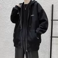 SUNTEK刺绣卫衣男士开衫外套拉链针织上衣运动休闲夹克韩版潮流超火港风夹克