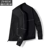 SUNTEK男士夹克新款春秋外套休闲外穿棒球衣服运动立领上衣潮流韩版褂子夹克
