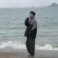 SUNTEK春季新男士立领夹克日系复古拼色百搭外套宽松水洗运动休闲上衣夹克