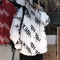 SUNTEK潮流新款夹克男春季韩版港风百搭运动外套宽松帅气休闲学生上衣服夹克