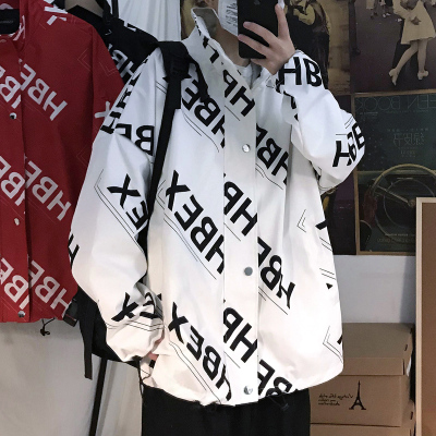 SUNTEK潮流新款夹克男春季韩版港风百搭运动外套宽松帅气休闲学生上衣服夹克