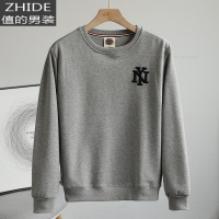 SUNTEK跑量好货!立体刺绣!秋冬新款男士圆领长袖针织毛圈棉打底卫衣卫衣